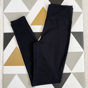 Spanx Assets Black Ponte Shapewear Leggings S